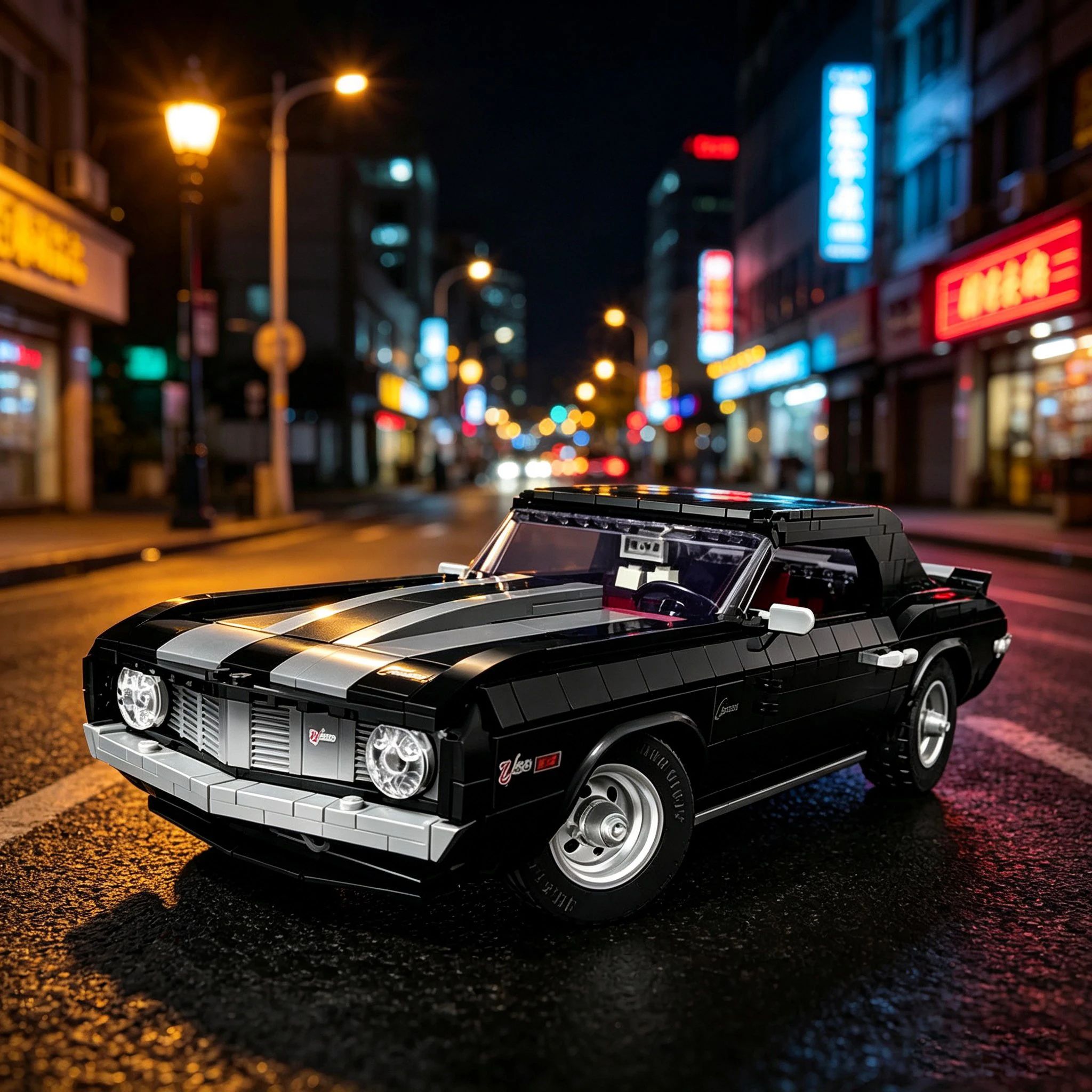 Sports Equipment For Schools - Retro Muscle Car Building Blocks -