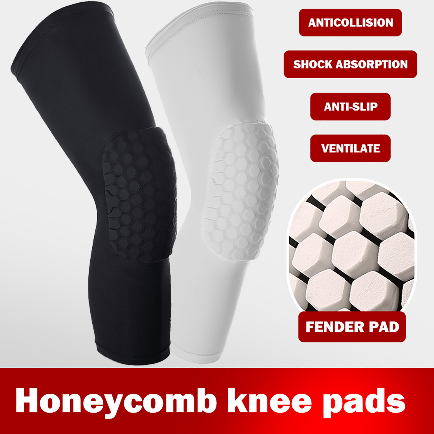 Volleyball Knee Pad - 2 Piece Knee Pads for Joints