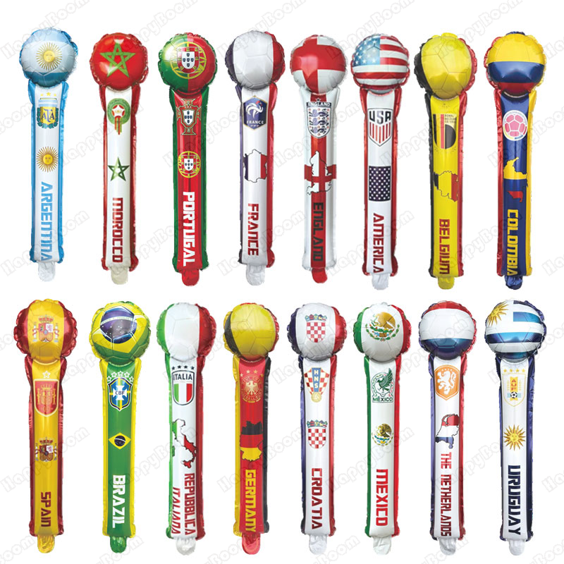 Sports Equipment For Schools - 10pcs Soccer Ball Hand Stick Foil