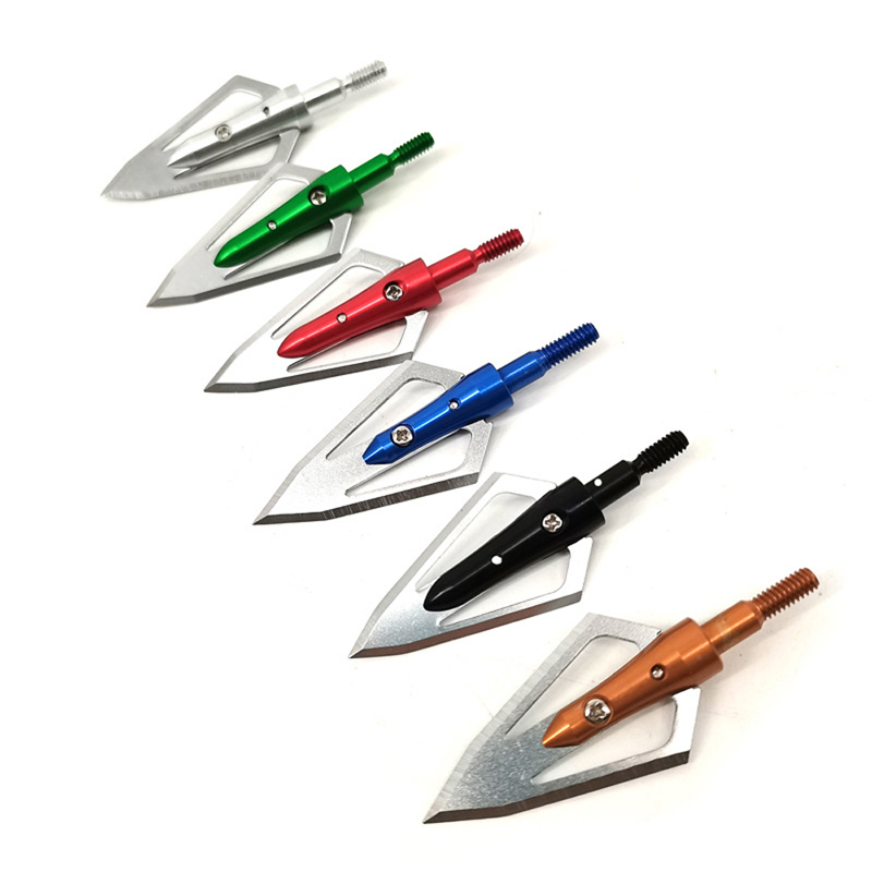 Sports Equipment Archery - 2Blade 100 Grain Metal Broadhead Arrow