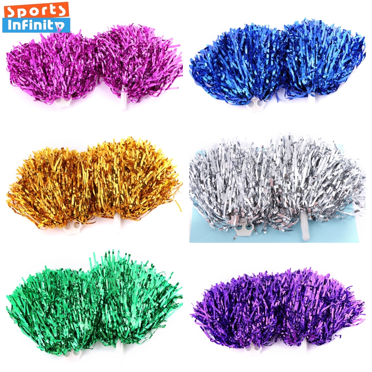 Cheerleading Pom Pom - Cheerleading Pom Poms with Handle Cheer