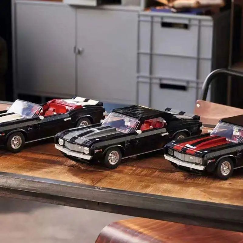Retro Muscle Car Building Bloc - Sports Equipment For Schools ulasan dan harga
