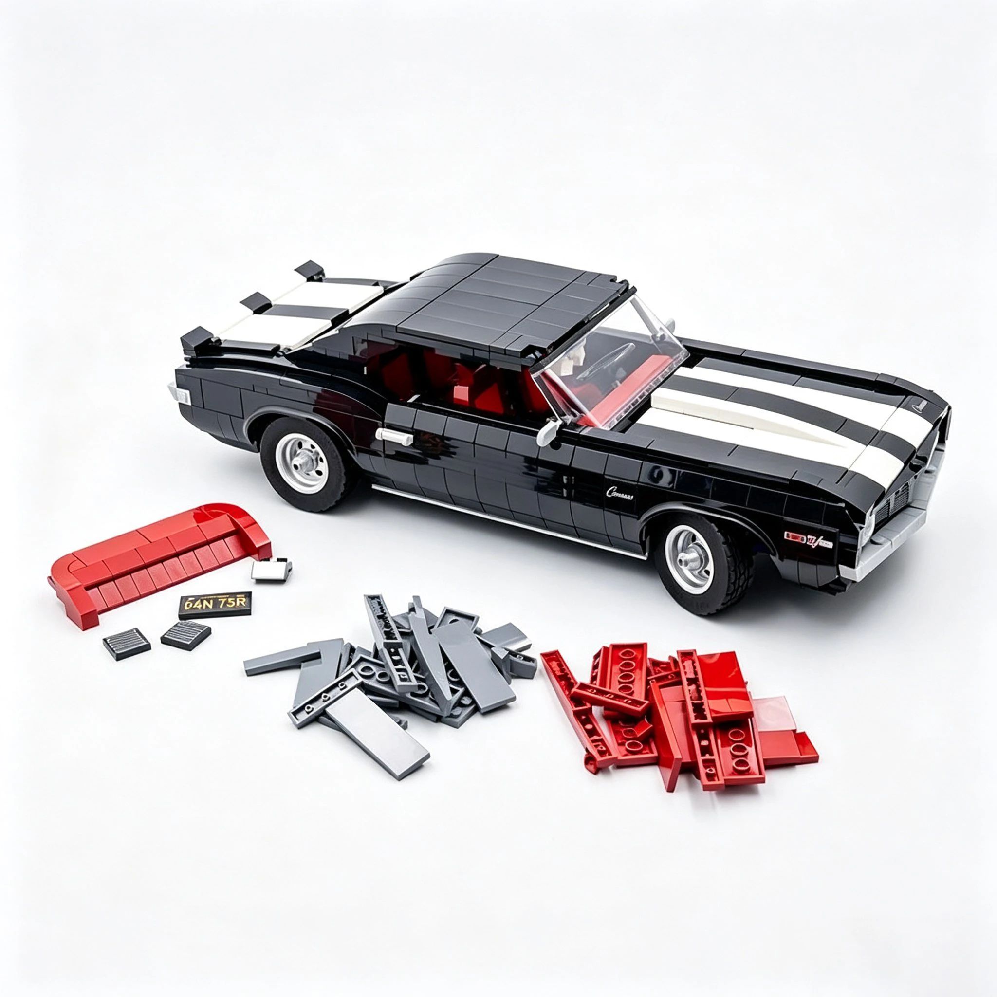 Retro Muscle Car Building Bloc - Sports Equipment For Schools ulasan dan harga