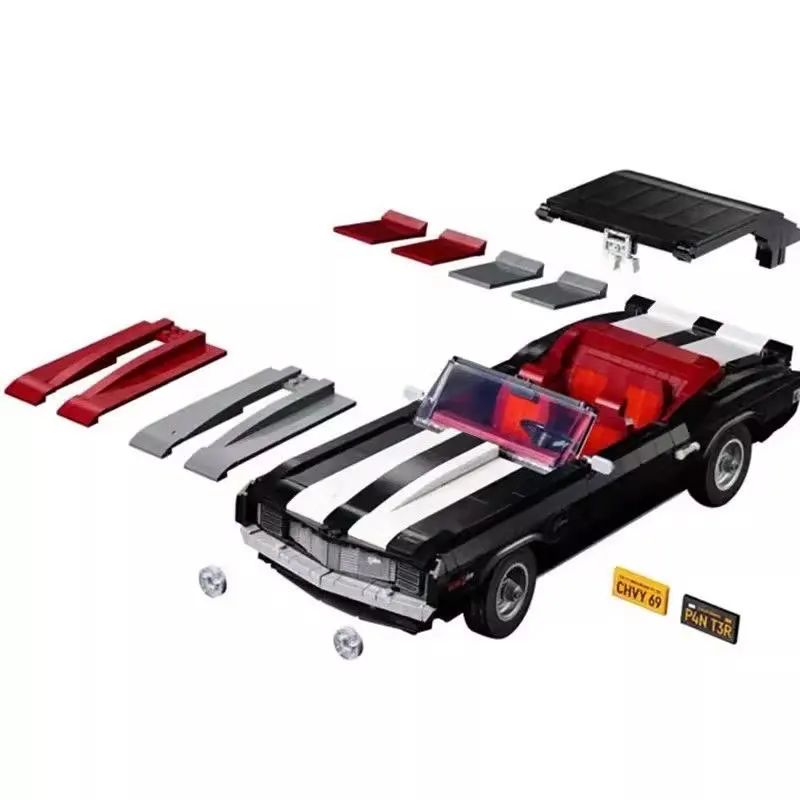Retro Muscle Car Building Bloc - Sports Equipment For Schools ulasan dan harga