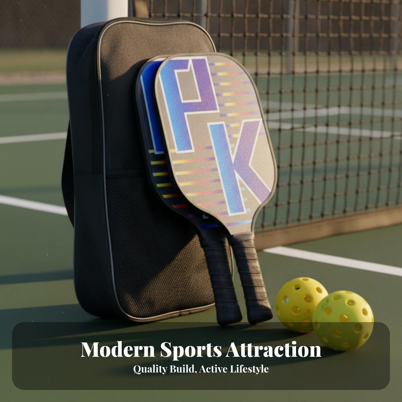 Pickleball Paddle Long-Lasting - Sports Equipment Set ulasan dan harga