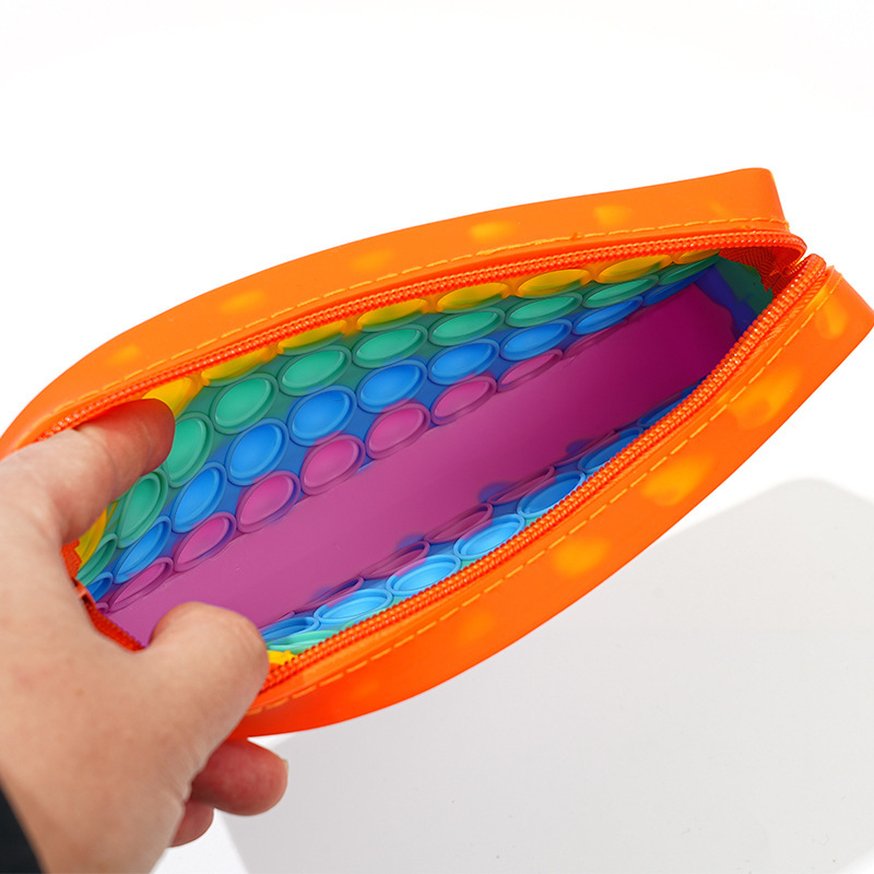 Rainbow Pencil Case Silicone P - Sports Equipment For Schools ulasan dan harga