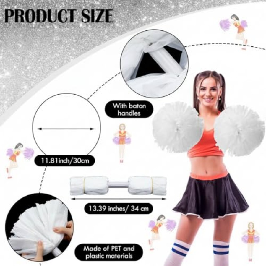 pcs Cheerleading Pom Poms Bulk - Cheerleading Pom Pom ulasan dan harga