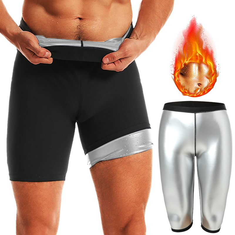 Men Sauna Suits Sweat Shorts W - Sports Equipment Set ulasan dan harga