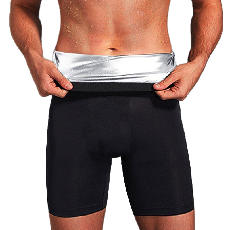 Men Sauna Suits Sweat Shorts W - Sports Equipment Set ulasan dan harga