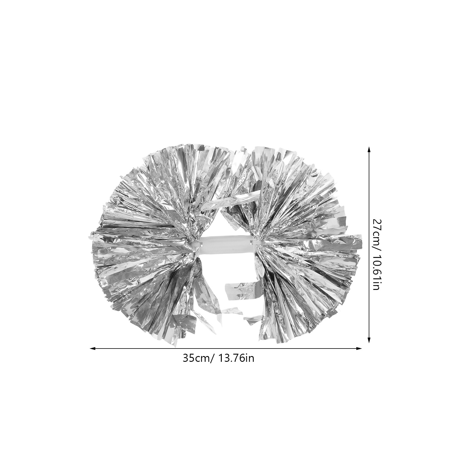 4Pcs Large Metallic Cheerleadi - Cheerleading Pom Pom ulasan dan harga