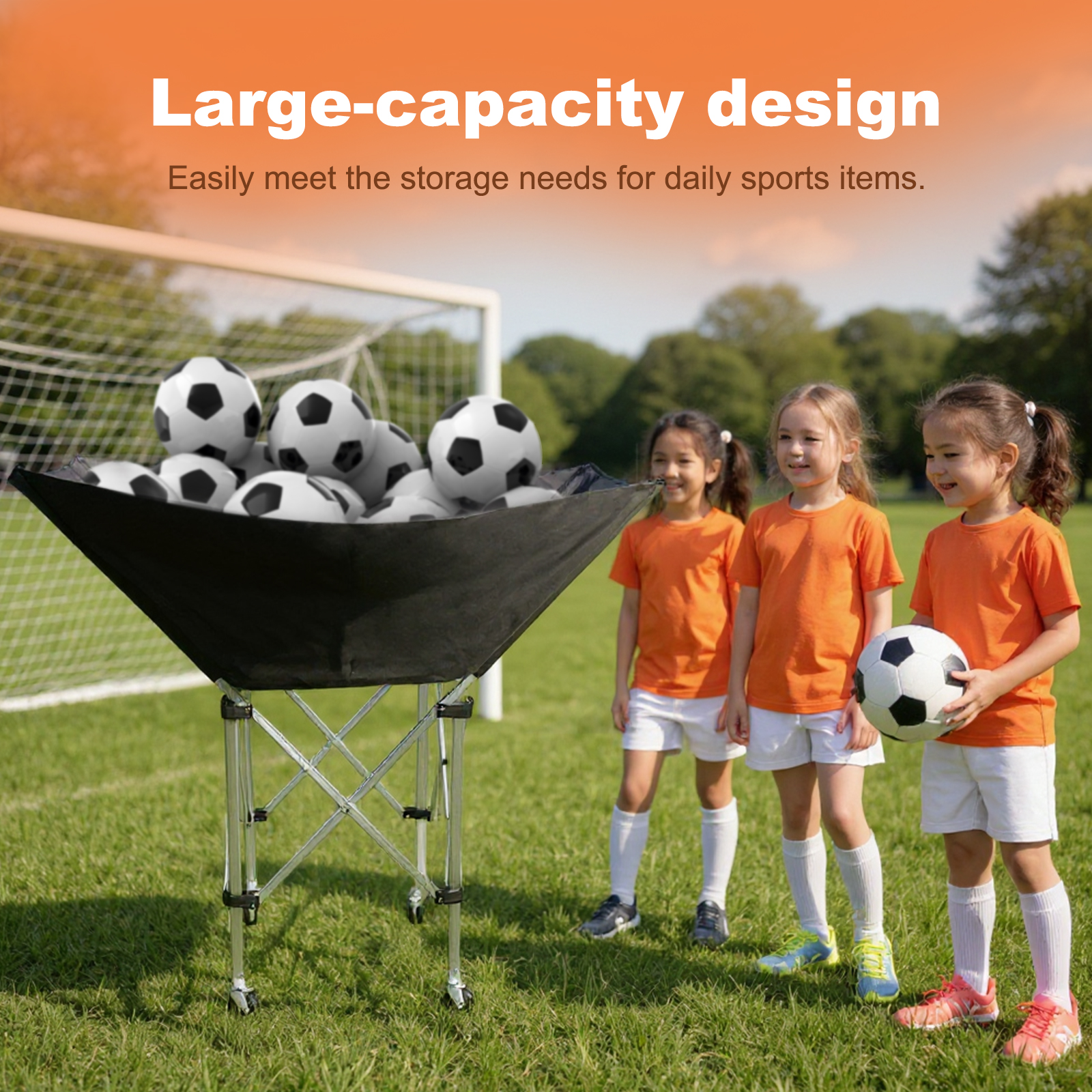 Collapsible Hammock Ball Cart  - Sports Equipment Volleyball ulasan dan harga
