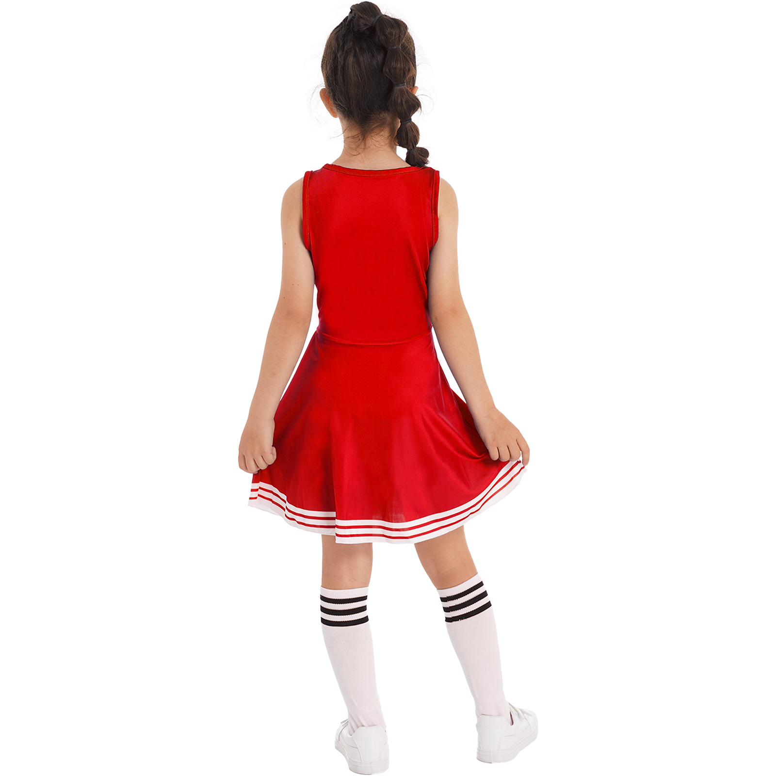Girls Cheerleader Costume Slee - Cheerleading Pom Pom ulasan dan harga