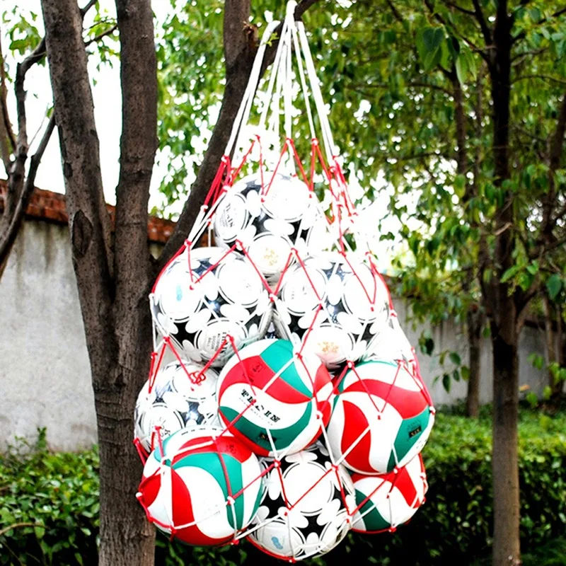 1Pc Football Net Bag Nylon Bol - Sports Equipment Volleyball ulasan dan harga