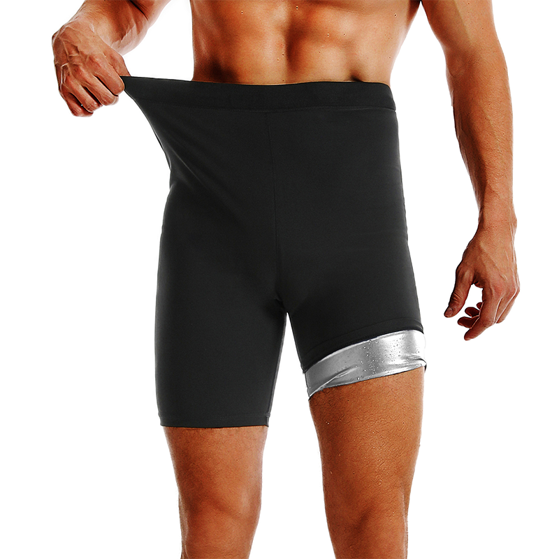 Men Sauna Suits Sweat Shorts W - Sports Equipment Set ulasan dan harga