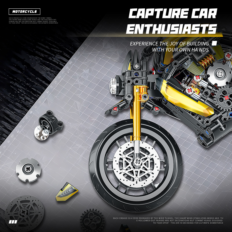 2026 MOC Technical 1:8 Motorcy - Sports Equipment For Schools ulasan dan harga