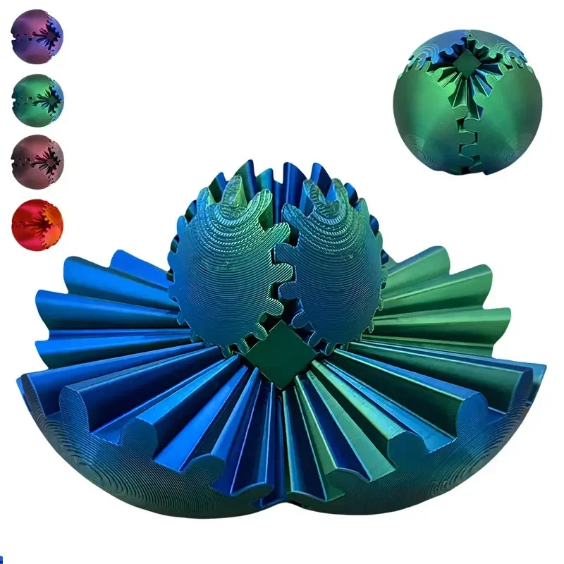 3D Printed Gear Ball Spin Ball - Sports Equipment For Schools ulasan dan harga