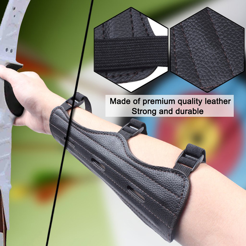 PU Archery Equipment Arm Guard - Sports Equipment Archery ulasan dan harga