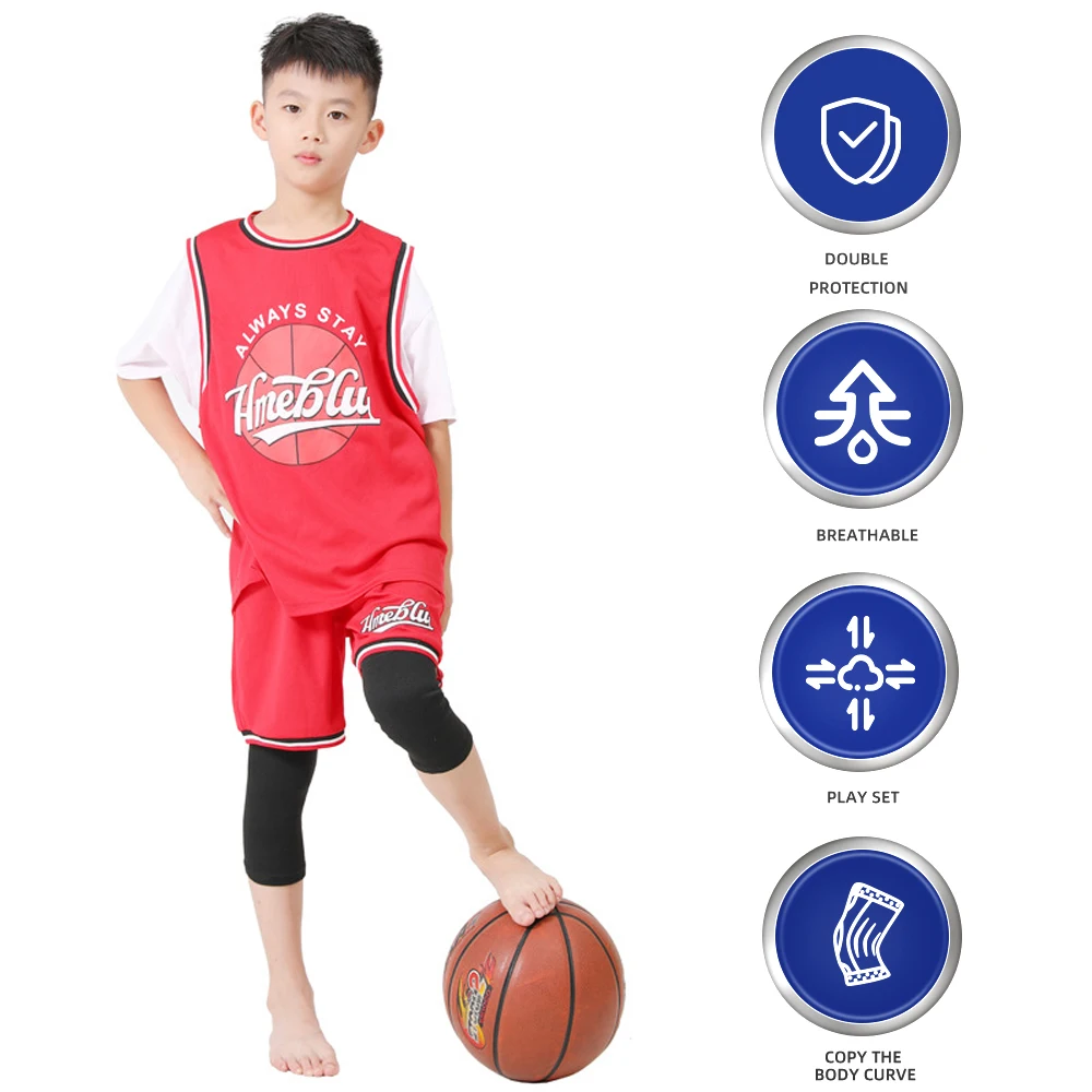 1Pair Kids Elbow Brace Bamboo  - Volleyball Knee Pad ulasan dan harga