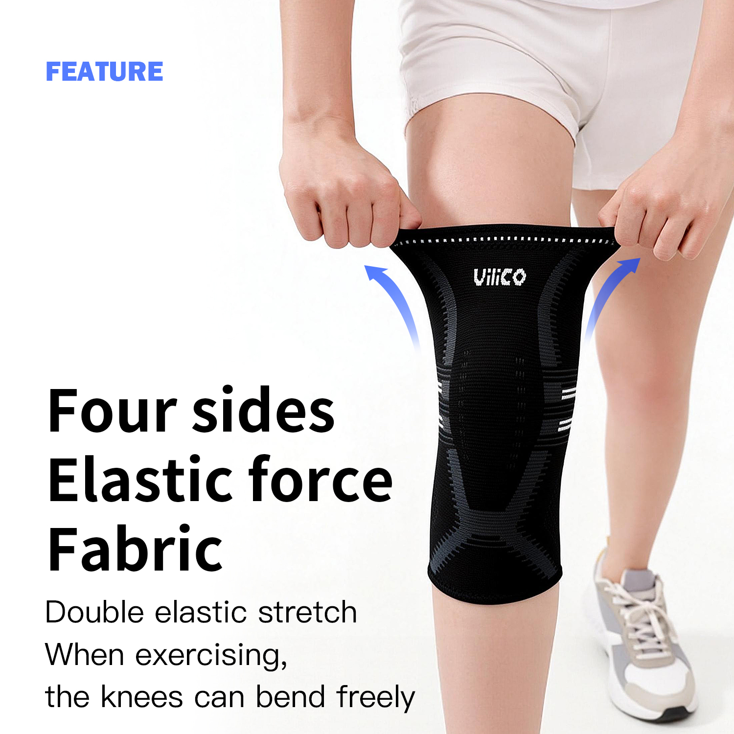 1 Pcs Compression Knee Support - Volleyball Knee Pad ulasan dan harga
