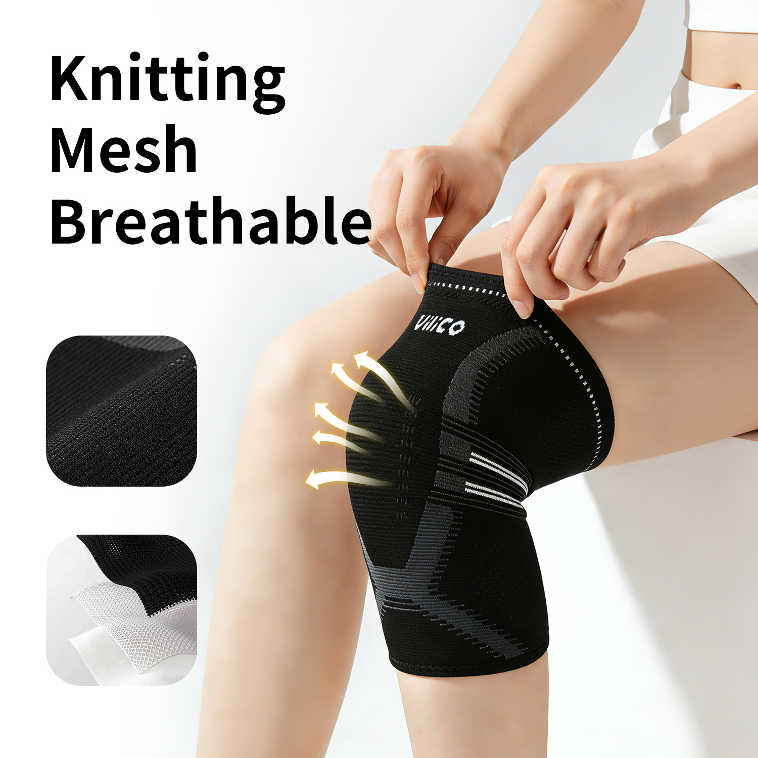 1 Pcs Compression Knee Support - Volleyball Knee Pad ulasan dan harga