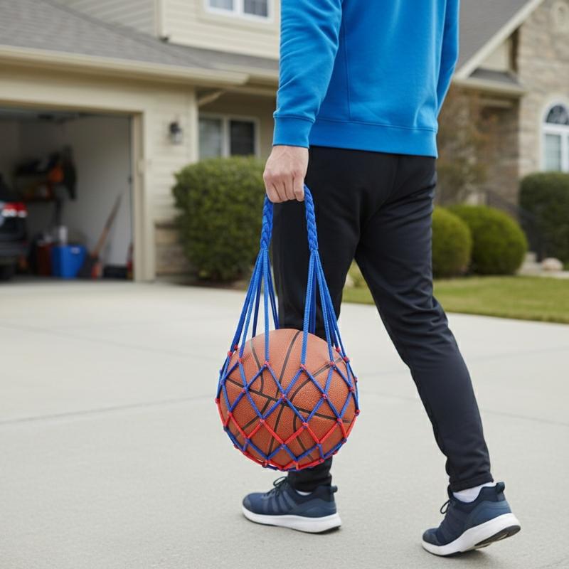Football Net Bag Nylon Bold St - Sports Equipment Volleyball ulasan dan harga